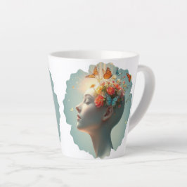 Schönes Gehirn bläst anders Lady Coffee Tasse