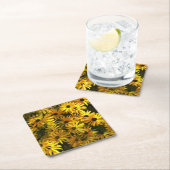 Schönes Gelb-Sonnenblumen Untersetzer Set (Vor Ort)