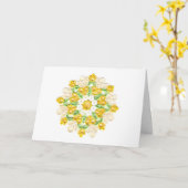 Schönes Gelb- und Weißdesign - Blume Karte (Gelbe Blume)