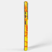 Schönes gelbes Blume Muster Samsung Galaxy Hülle (Rechte Seite)