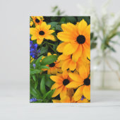 Schönes Gelbes Daisy-Foto Karte (Stehend Vorderseite)