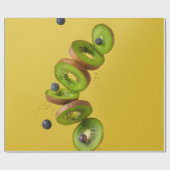 Schönes Gemüse Geschenkpapier (Flach)