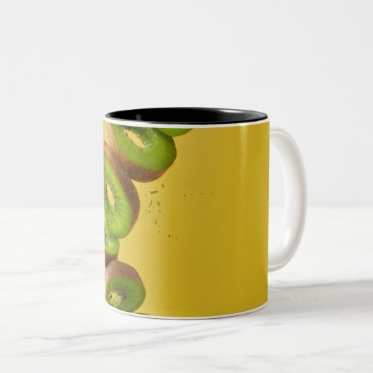 Schönes Gemüse Zweifarbige Tasse (VorderseiteRechts)