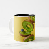 Schönes Gemüse Zweifarbige Tasse (Vorderseite Links)