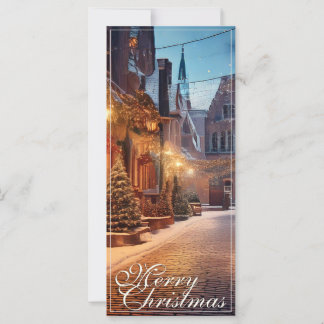 Schönes, gemütliches Weihnachtsmotiv in einer trau