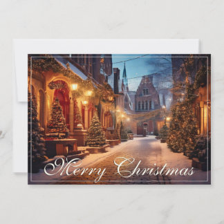 Schönes, gemütliches Weihnachtsmotiv in einer trau