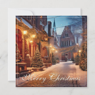 Schönes, gemütliches Weihnachtsmotiv in einer trau