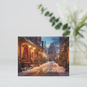 Schönes, gemütliches Weihnachtsmotiv in einer trau (Stehend Vorderseite)