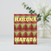 Schönes geometrisch goldgelbes Muster Postkarte (Stehend Vorderseite)