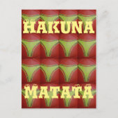 Schönes geometrisch goldgelbes Muster Postkarte (Vorderseite)