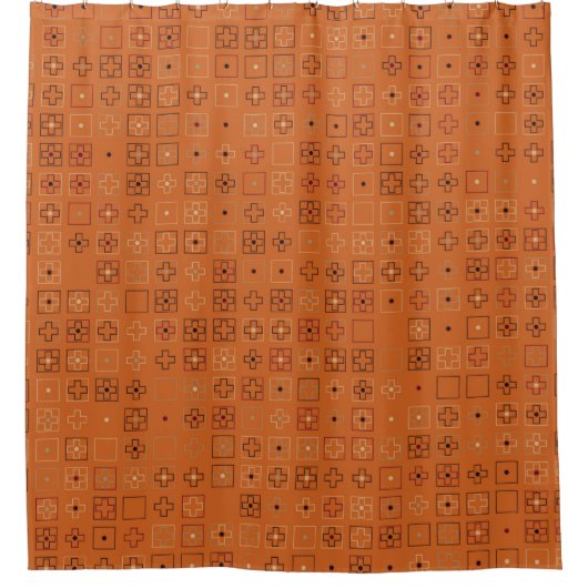 Schönes geometrisches Design abstrakt, Kunst,  Duschvorhang (Vorderseite)