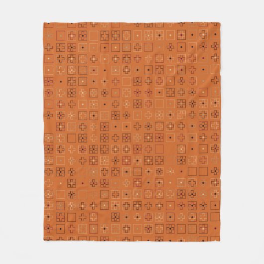Schönes geometrisches Design abstrakt, Kunst,  Fleecedecke (Vorderseite)