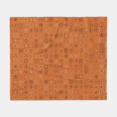 Schönes geometrisches Design abstrakt, Kunst,  Fleecedecke (Vorderseite (Horizontal))