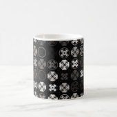 Schönes geometrisches Design abstrakt, Kunst, Kaffeetasse (Mittel)