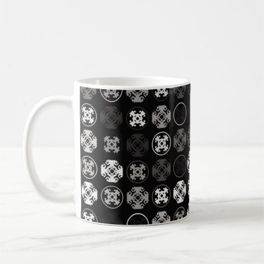 Schönes geometrisches Design abstrakt, Kunst, Kaffeetasse (Links)