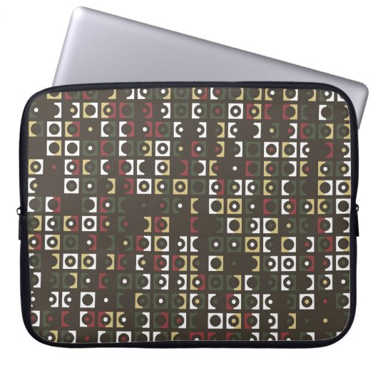 Schönes geometrisches Design abstrakt, Kunst, Laptopschutzhülle (Vorderseite)