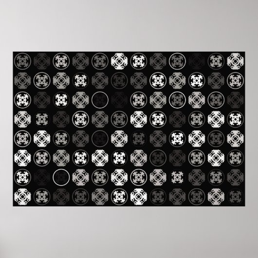 Schönes geometrisches Design abstrakt, Kunst, Poster (Vorne)