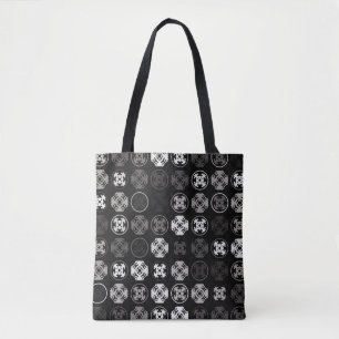 Schönes geometrisches Design abstrakt, Kunst, Tasche