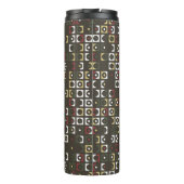 Schönes geometrisches Design abstrakt, Kunst, Thermosbecher (Rückseite)