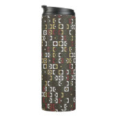 Schönes geometrisches Design abstrakt, Kunst, Thermosbecher (Nach rechts gedreht)