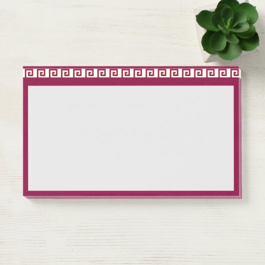 Schönes geometrisches Entwurfsheader-Muster Post-it Klebezettel (Büro)