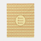 Schönes geometrisches Muster Fleecedecke (Vorderseite)