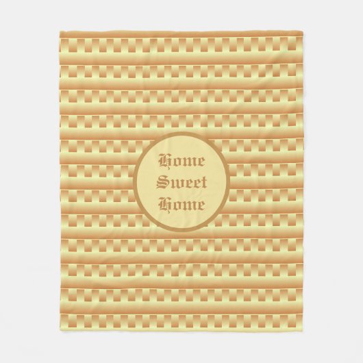 Schönes geometrisches Muster Fleecedecke (Vorderseite)