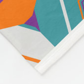 Schönes geometrisches Muster Fleecedecke (Ecke)