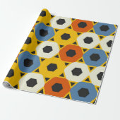 Schönes geometrisches Muster Geschenkpapier (Ungerollt)