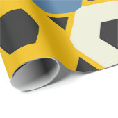 Schönes geometrisches Muster Geschenkpapier (Rolleneckpunkt)