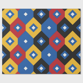 Schönes geometrisches Muster Geschenkpapier
