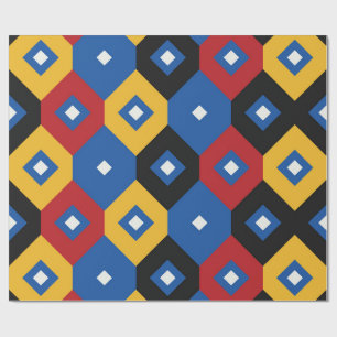 Schönes geometrisches Muster Geschenkpapier