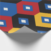 Schönes geometrisches Muster Geschenkpapier (Ecke)
