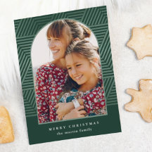Schönes geometrisches Muster Grün Foto Weihnachten