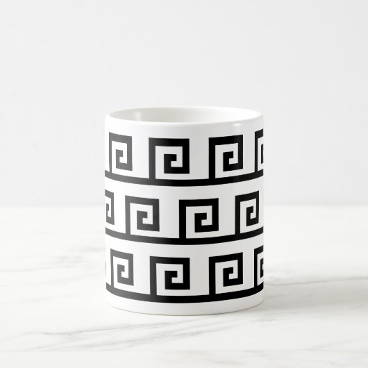 Schönes geometrisches Muster Kaffeetasse (Mittel)