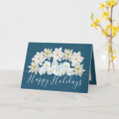 Schönes, gepflegtes Bouquet Weiße Blume Karte (Gelbe Blume)