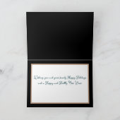 Schönes, gepflegtes Bouquet Weiße Blume Karte (Innenseite)