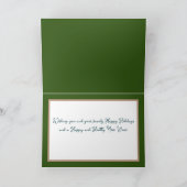 Schönes, gepflegtes Bouquet Weiße Blume Karte (Innenseite)