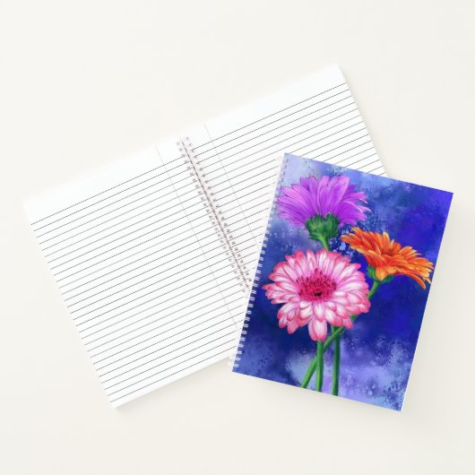 Schönes Gerberas-Notebook Notizblock (Innenseite)