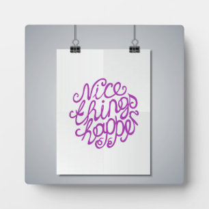 Schönes Geschehen Fotoplatte