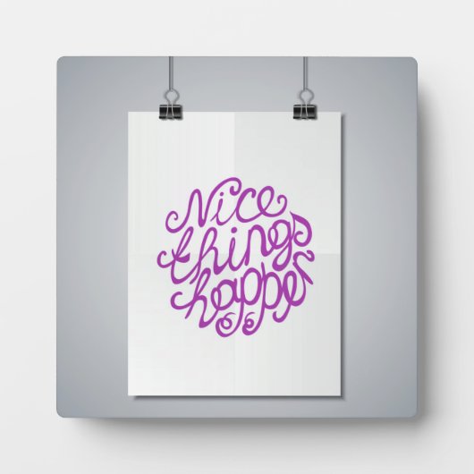 Schönes Geschehen Fotoplatte (Vorderseite)