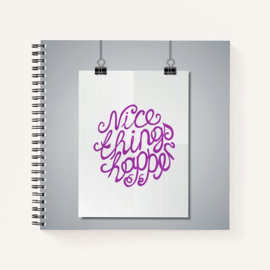 Schönes Geschehen Notizblock (Vorderseite)