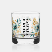 Schönes Geschenk für die Mama Watercolor Aquamarin