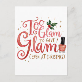 Schönes Geschenk für jene glamourösen Verwandten Postkarte