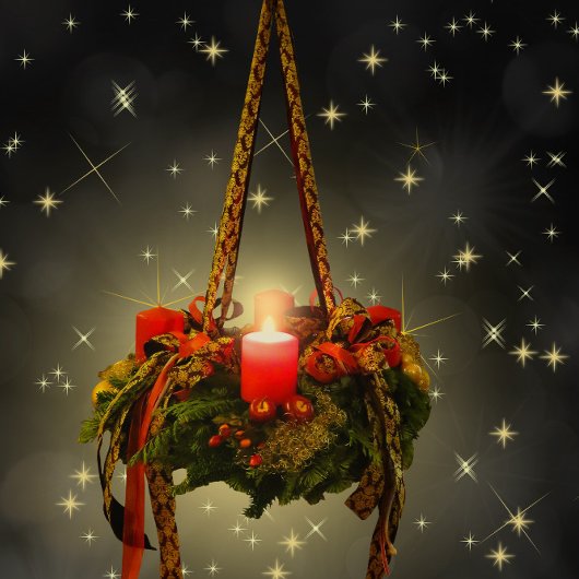 Schönes Geschenk Wrapped Geschenke Weihnachts-Part Einladung