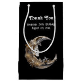 Schönes Gesicht auf dem Mond Danke Kleine Geschenktüte (Vorderseite)