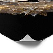 Schönes Gesicht auf dem Mond Poster (Ecke)