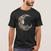 Schönes Gesicht auf dem Mond T-Shirt (Vorderseite)