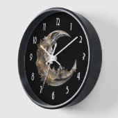 Schönes Gesicht auf dem Mond Uhr (Winkel)