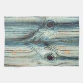 Schönes Gesicht, Holzkörner Geschirrtuch (Horizontal)